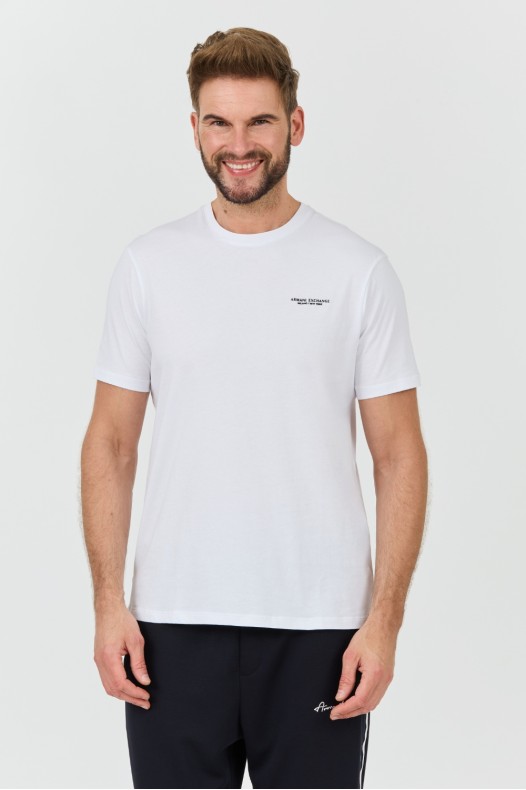 ARMANI EXCHANGE Biały t-shirt