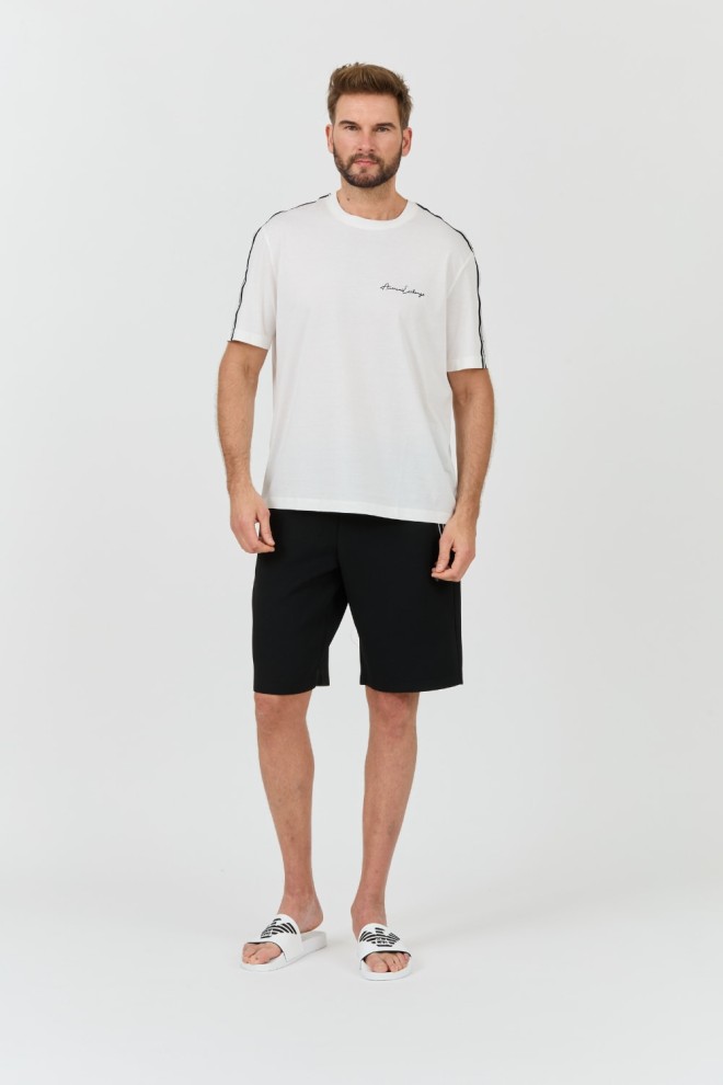 ARMANI EXCHANGE Tricou alb pentru bărbați