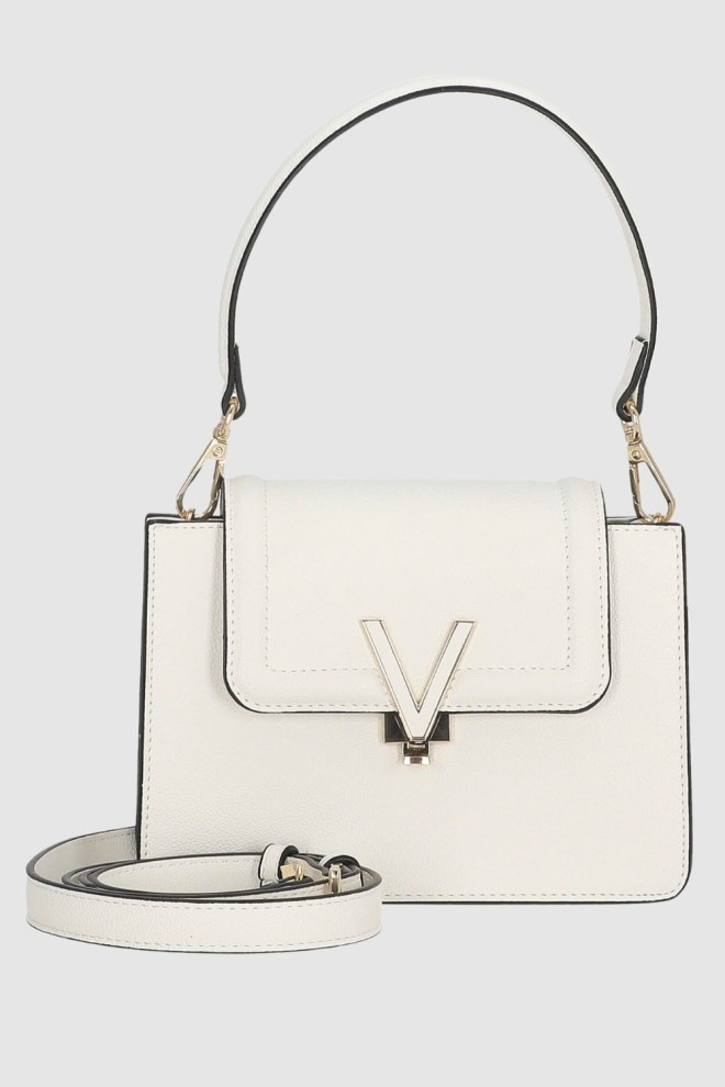 VALENTINO White Queens geantă de mână