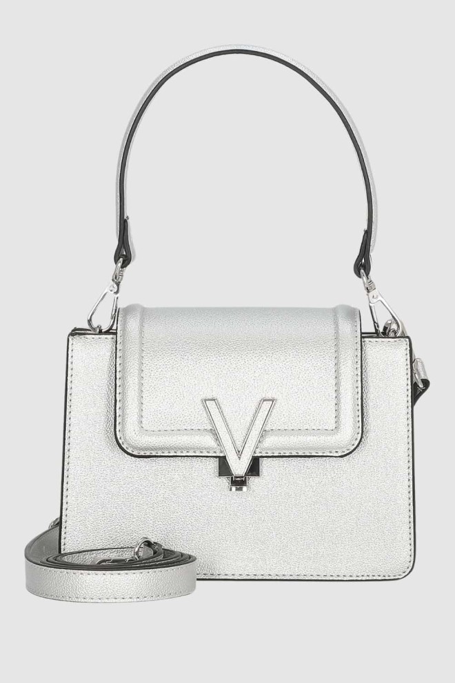 Geantă de mână VALENTINO Silver Queens