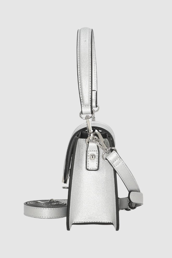 Geantă de mână VALENTINO Silver Queens