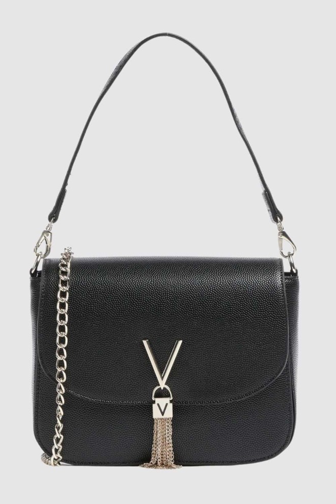 VALENTINO Black Divina Letter Bag