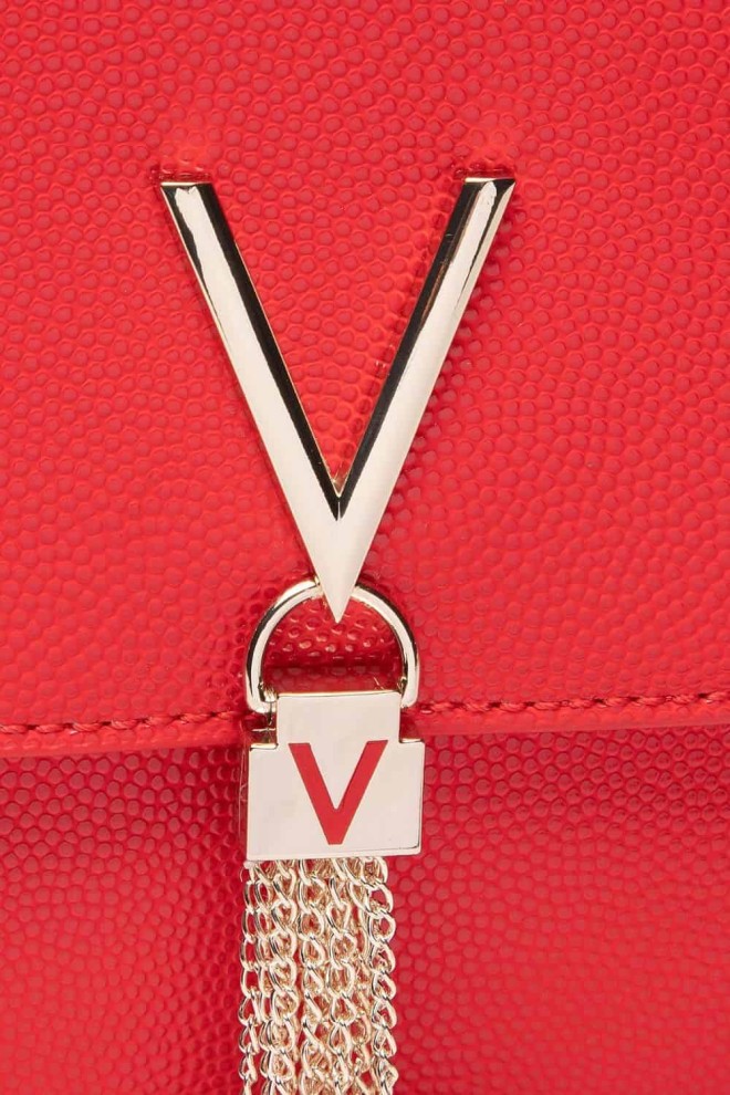 VALENTINO Red Divina Letter Bag