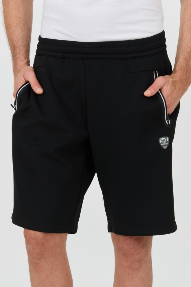 EA7 Black Shorts