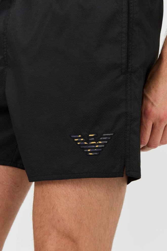 EMPORIO ARMANI Costum de baie negru pentru bărbați