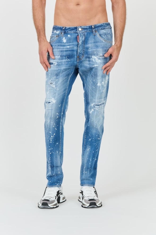 DSQUARED2 Blue Blugi Cool Guy Jean pentru bărbați