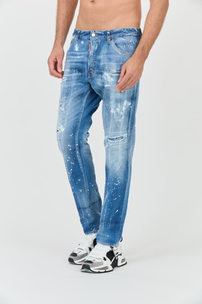 DSQUARED2 Blue Blugi Cool Guy Jean pentru bărbați