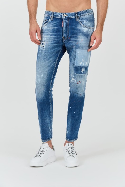 DSQUARED2 Blue Skater Jean...