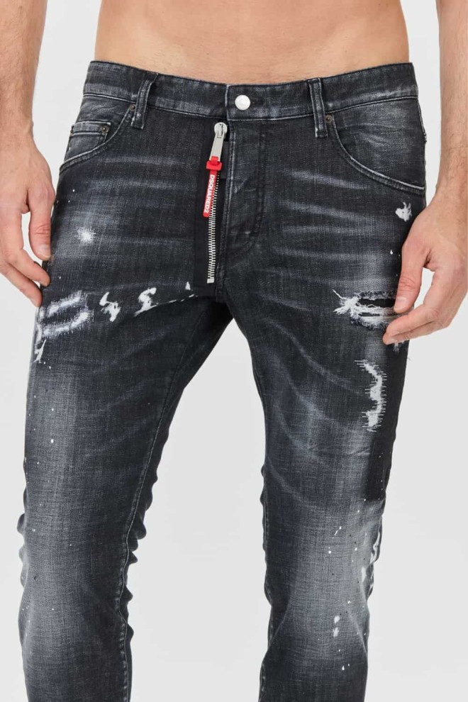 DSQUARED2 Black Skater Jean Jeans