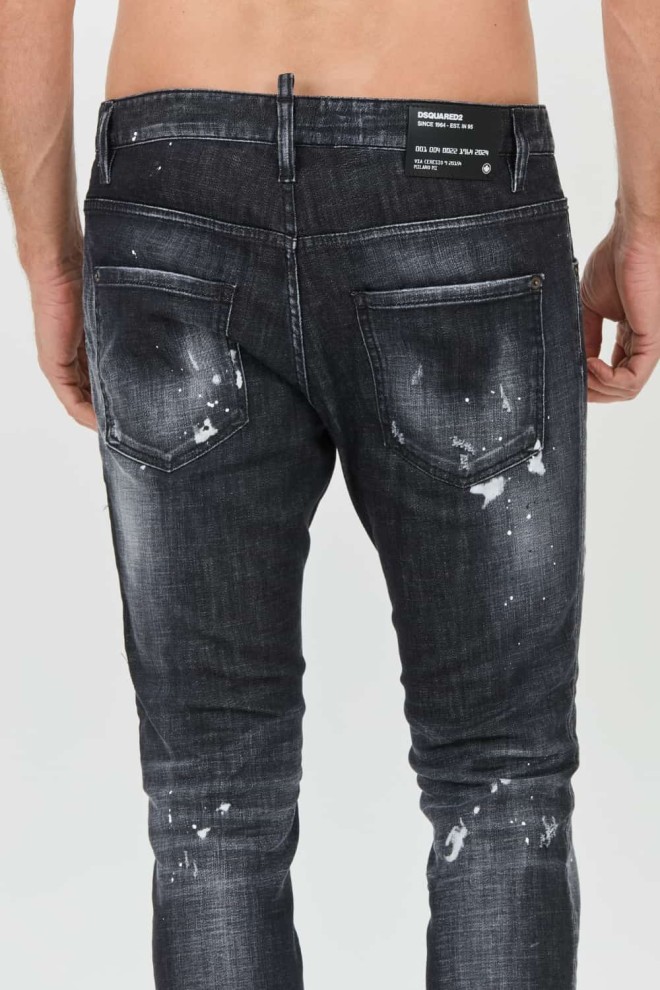 DSQUARED2 Black Skater Jean Jeans