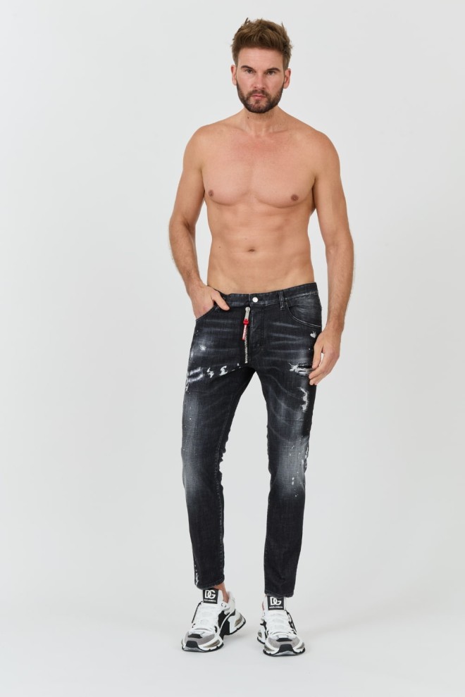 DSQUARED2 Black Skater Jean Jeans