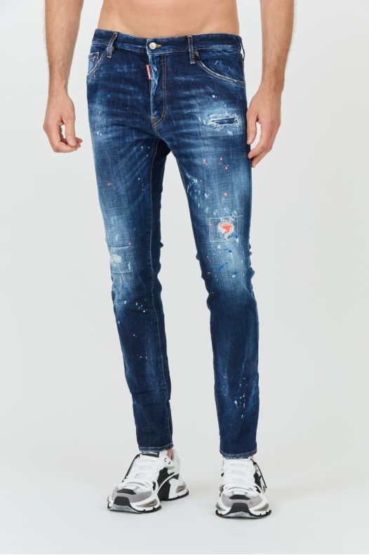 DSQUARED2 Niebieskie jeansy...