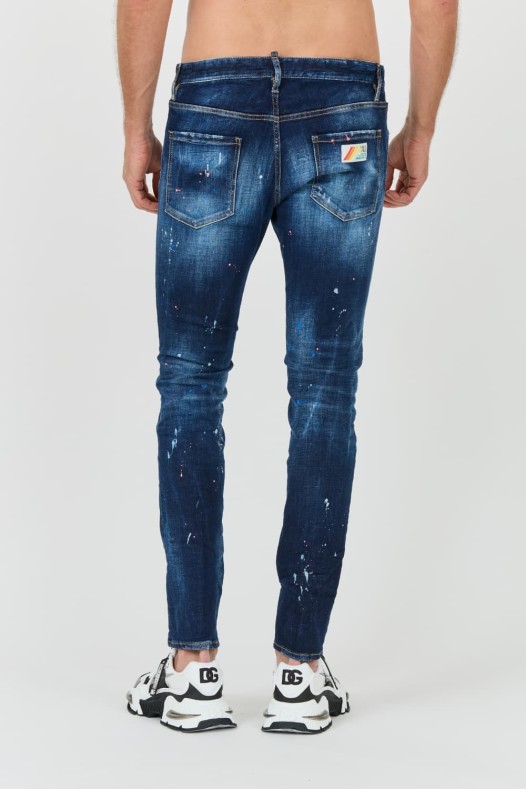 DSQUARED2 Niebieskie jeansy...