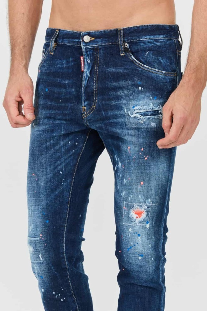 DSQUARED2 Blue Blugi Cool Guy Jean pentru bărbați