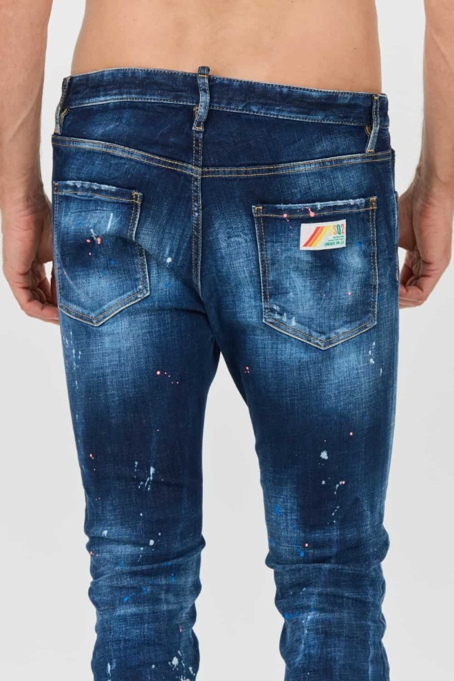 DSQUARED2 Blue Blugi Cool Guy Jean pentru bărbați