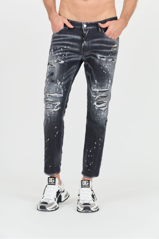 DSQUARED2 Black Skater Jean...