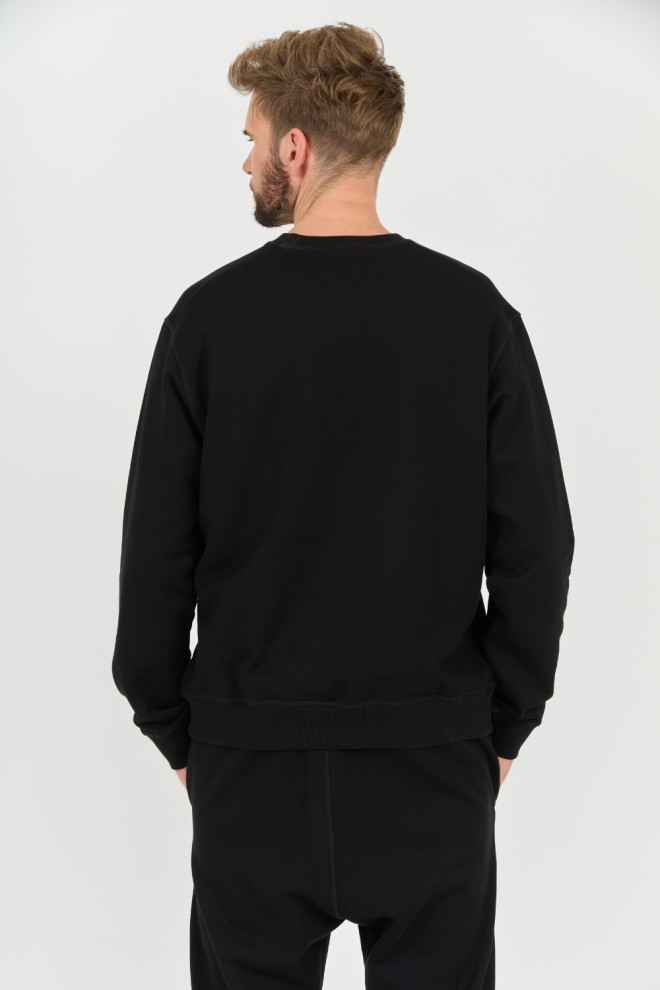 DSQUARED2 Tricou cu guler cret Icon Blur Cool Fit negru pentru bărbați