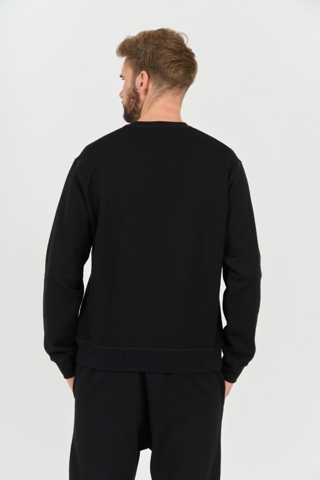 DSQUARED2 Tricou cu guler cret Icon Blur Cool Fit negru pentru bărbați