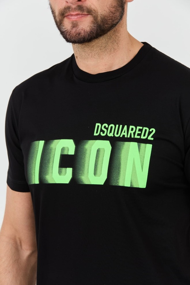 DSQUARED2 Black Icon Blur Cool Fit футболка