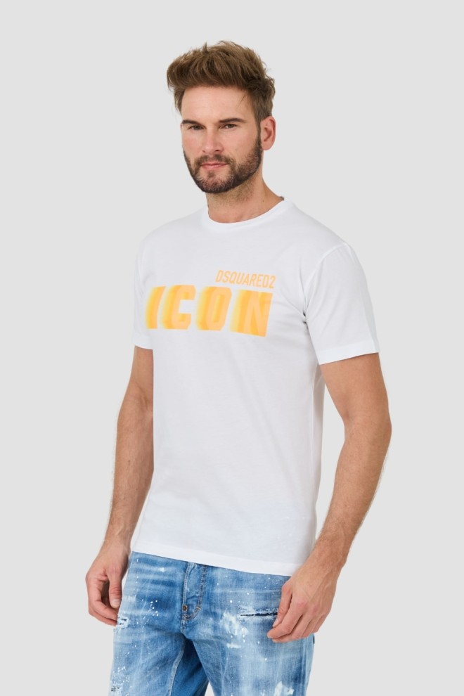 DSQUARED2 White Icon Blur Cool Fit Tee