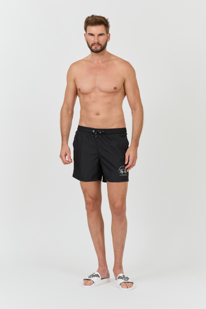 LA MARTINA Costum de baie negru pentru bărbați