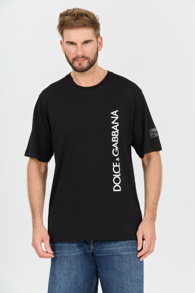 DOLCE & GABBANA Czarny t-shirt