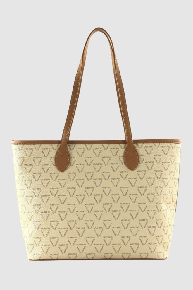 VALENTINO Large cream Liuto shopper bag