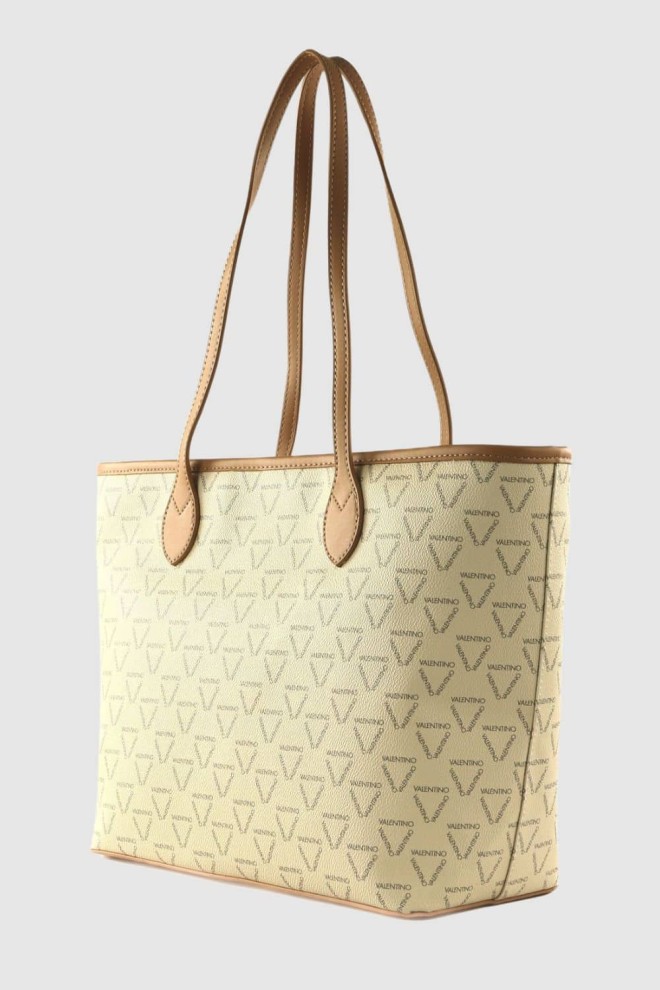 VALENTINO Large cream Liuto shopper bag