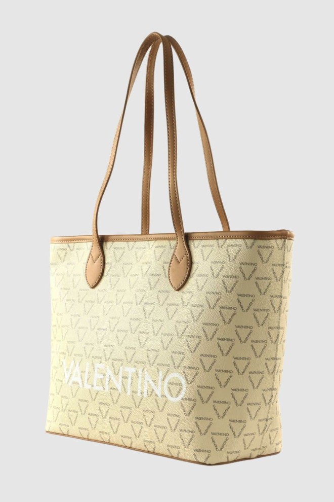 VALENTINO Large cream Liuto shopper bag