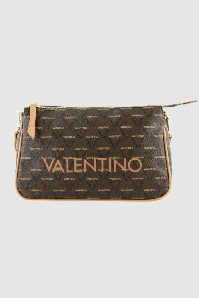 VALENTINO Small brown Liuto letter purse