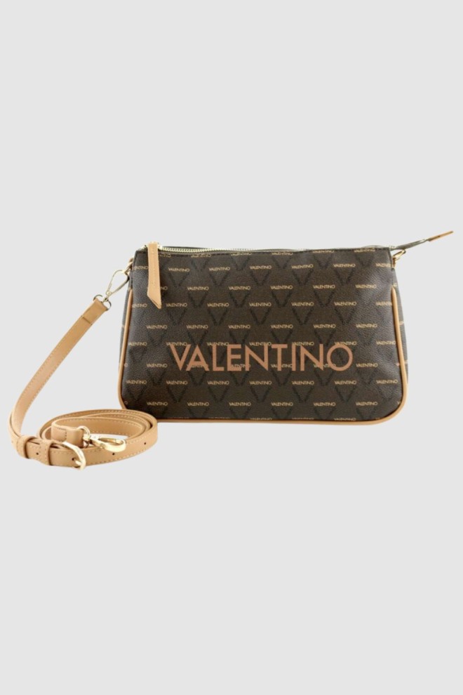 VALENTINO Small brown Liuto letter purse