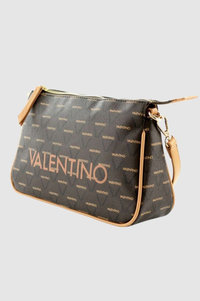 VALENTINO Small brown Liuto letter purse