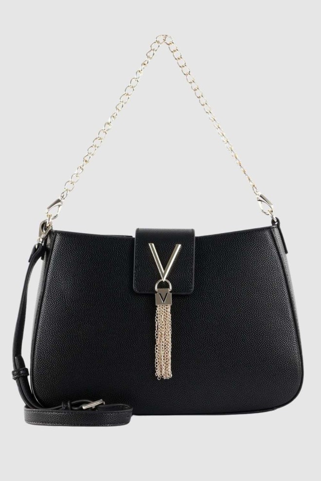 VALENTINO Black Divina Letter Bag