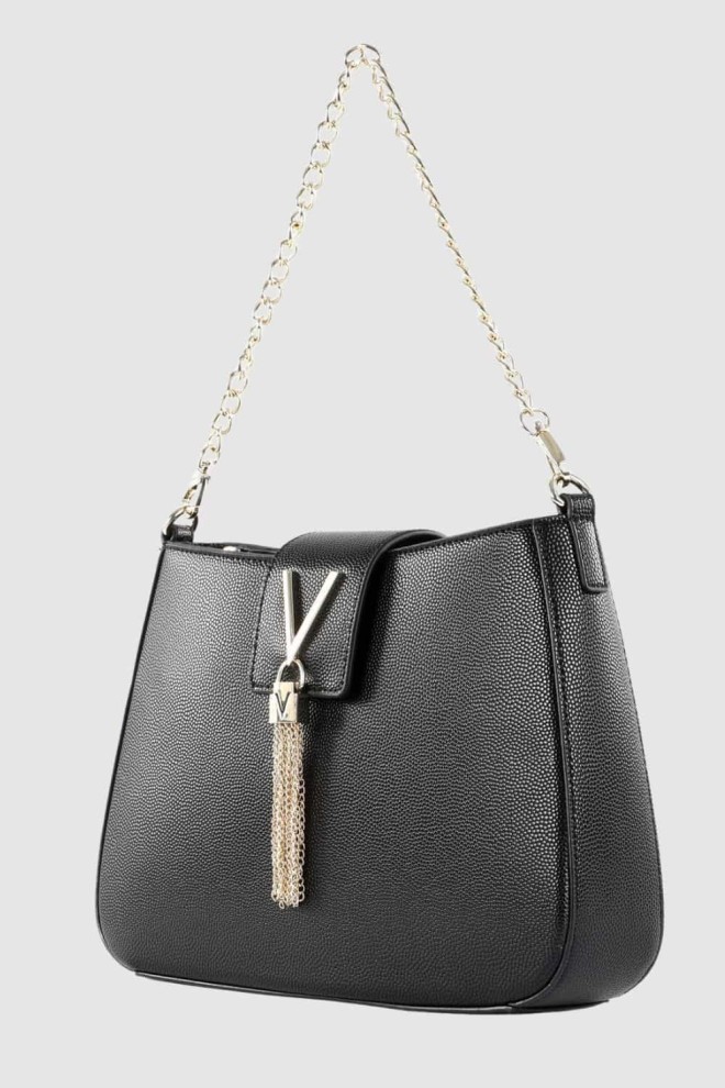 VALENTINO Black Divina Letter Bag