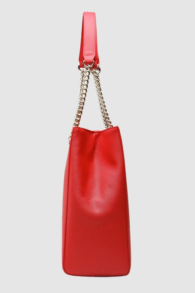 VALENTINO Red Divina Shopper Bag