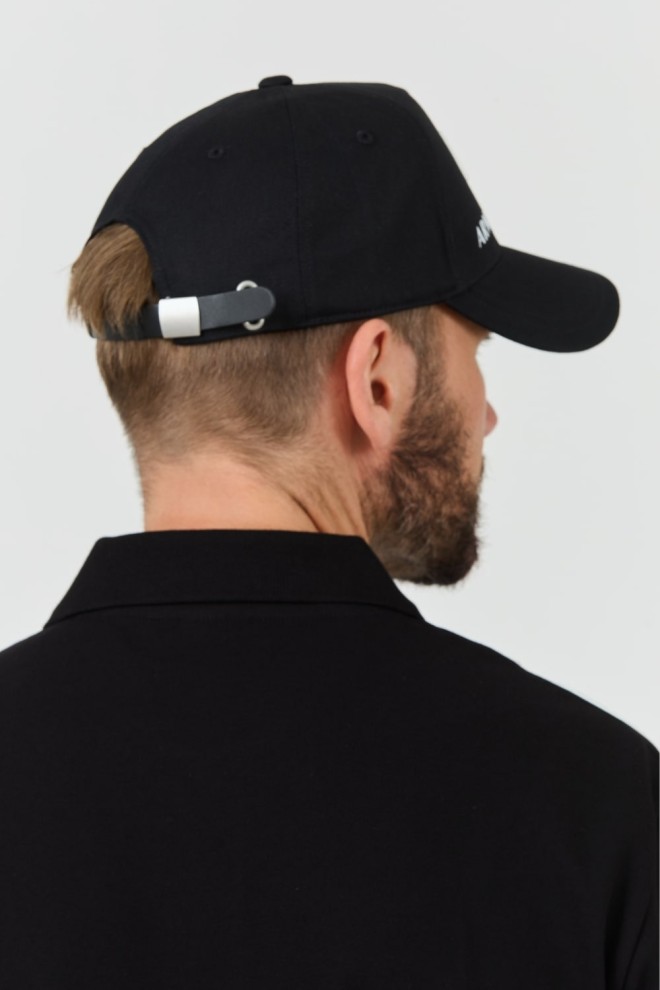 ARMANI EXCHANGE Black baseball cap