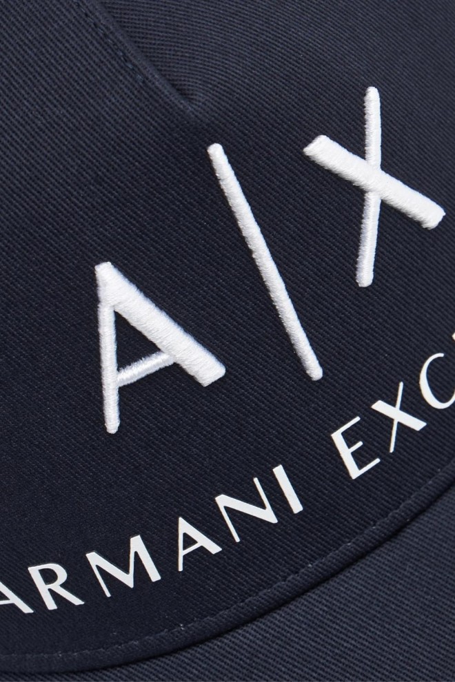 ARMANI EXCHANGE Navy blue baseball cap