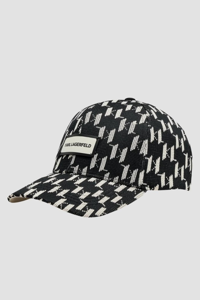 KARL LAGERFELD Black cap K/monogram