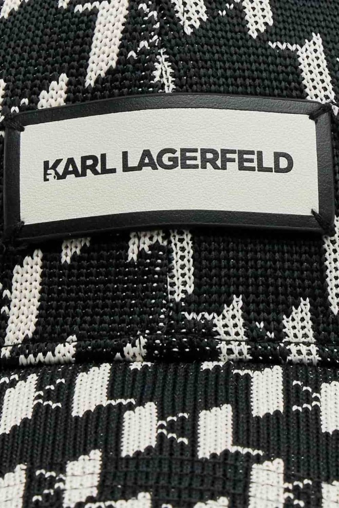 KARL LAGERFELD Black cap K/monogram