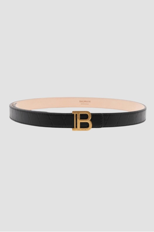 BALMAIN Black Women's B-belt