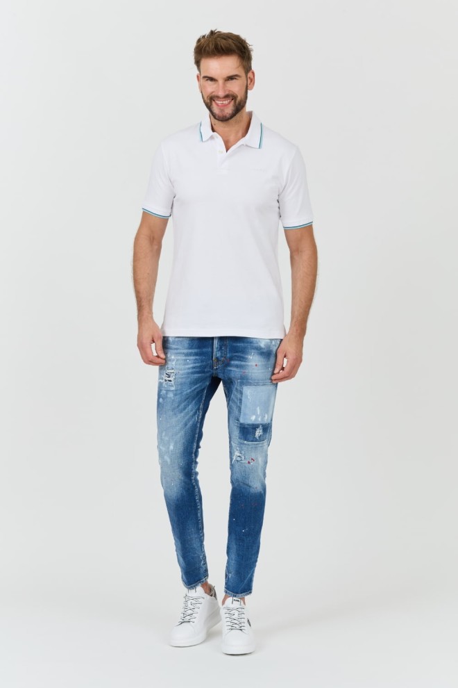 GUESS White Polo Lyle