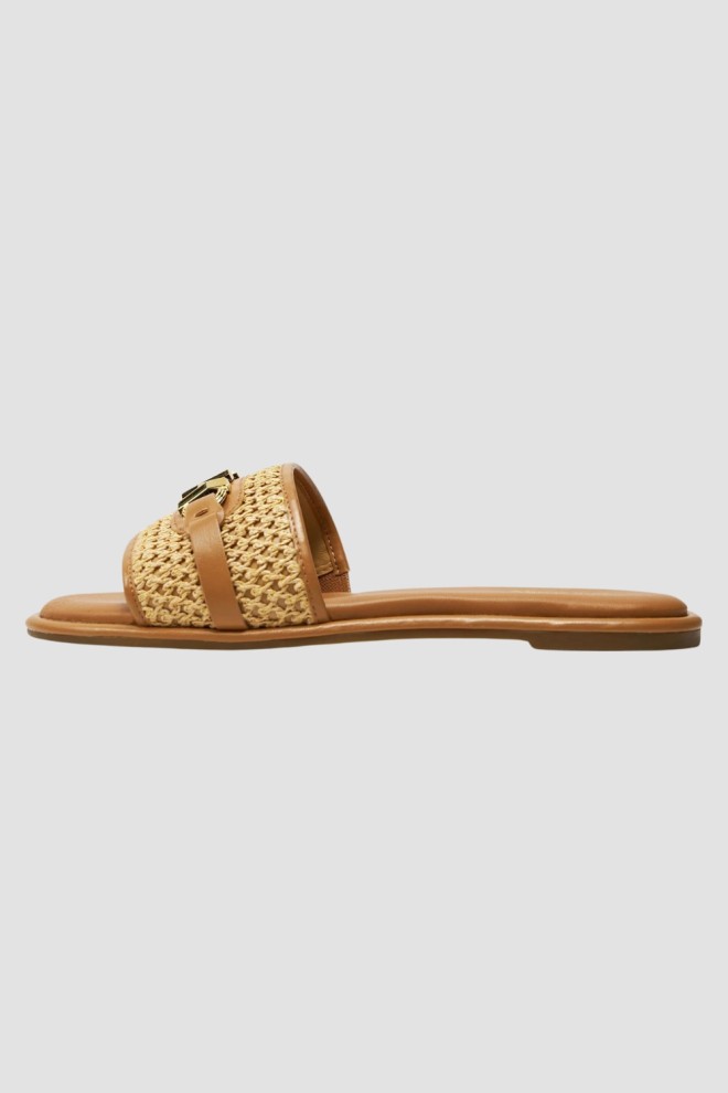 MICHAEL KORS Brown Ember flip-flops