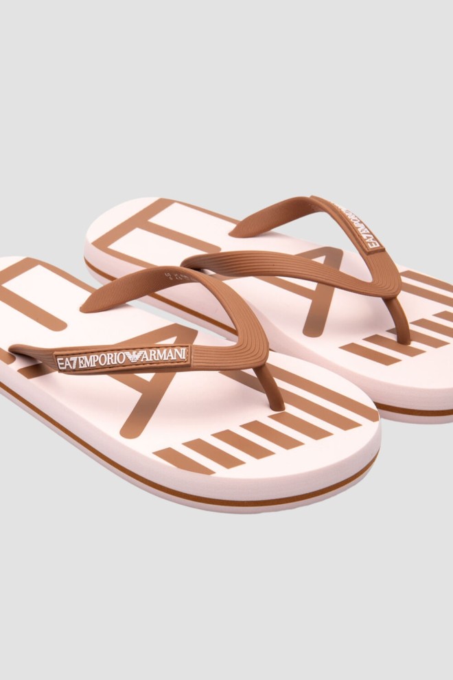 EA7 EMPORIO ARMANI Brown Flip Flops