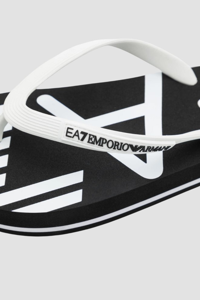 EA7 EMPORIO ARMANI Flip flops negru