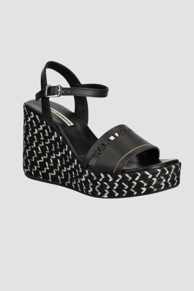 KARL LAGERFELD Black Gable sandals