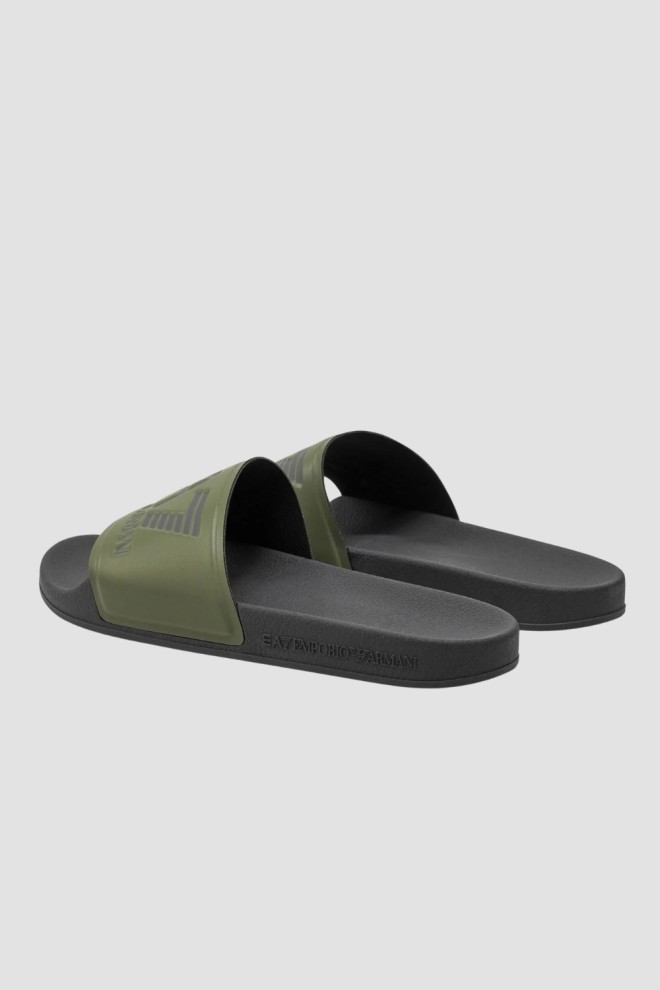 EA7 Green Flip Flops