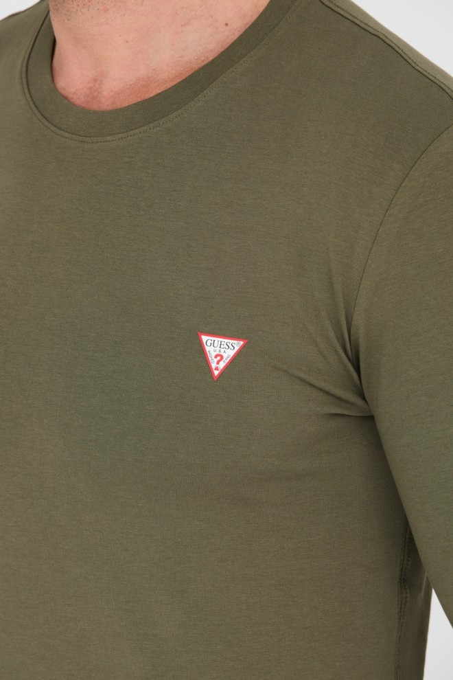 GUESS Green Core Tee cu mânecă lungă pentru bărbați