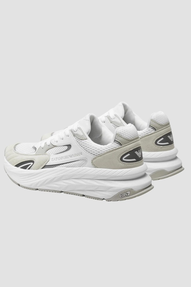 EA7 Adidași albi