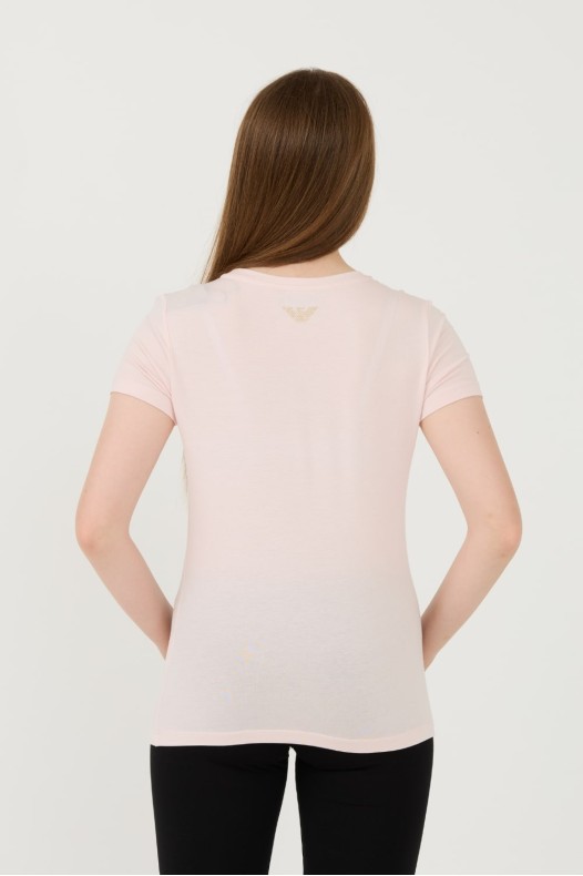 EA7 Tricou roz pentru femei...