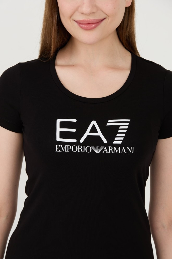 EA7 Tricou negru pentru femei